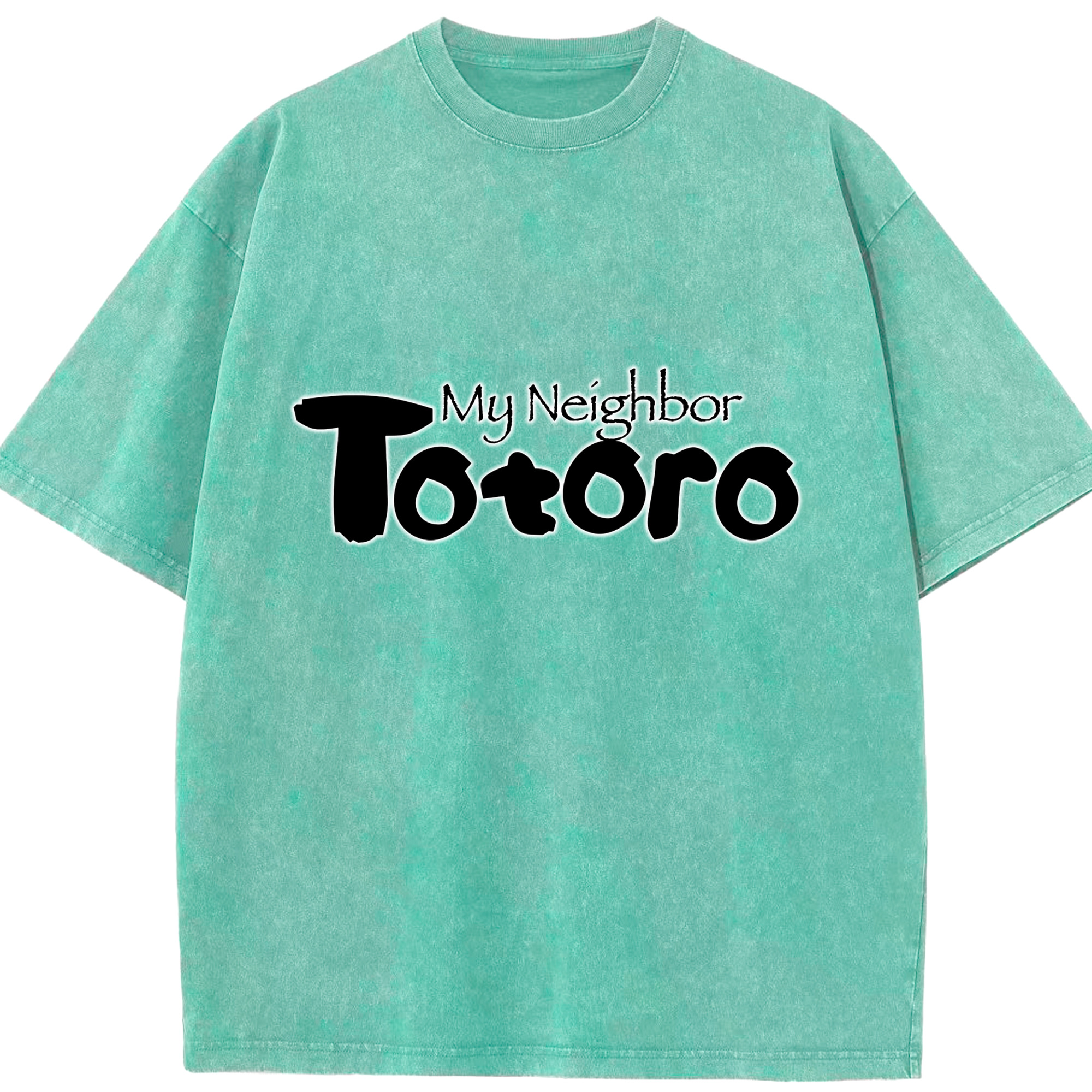 （画像用） となりのトトロ 草壁メイ 草壁サツキ My Neighbor Totoro Satsuki Kusakabe Mei Kusakabe 綿100% ヴィンテージ風 半袖Tシャツ（フロントプリント）